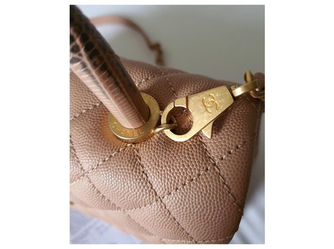 Coco Handle Chanel Lagarto con mango COCO Rosa - vista 10