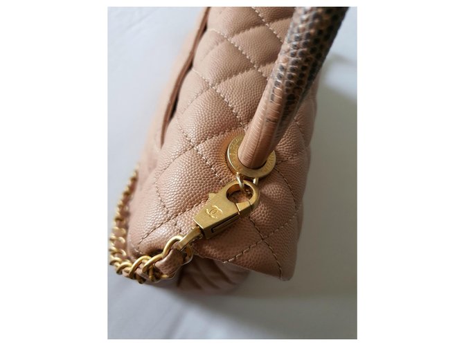 Coco Handle Chanel Lagarto con mango COCO Rosa - vista 11