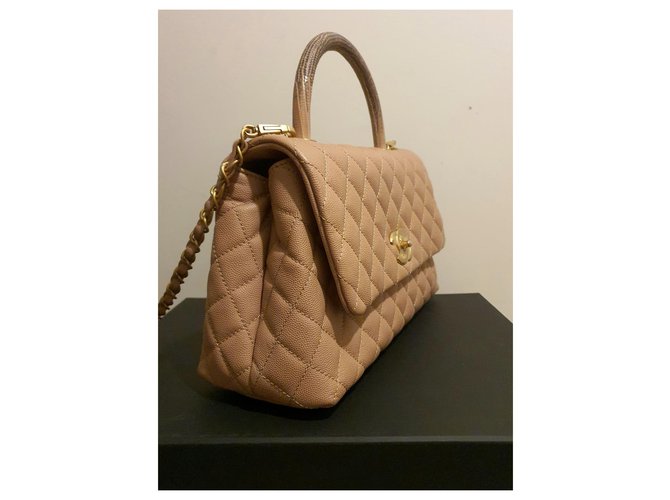 Coco Handle Chanel Lagarto con mango COCO Rosa - vista 3