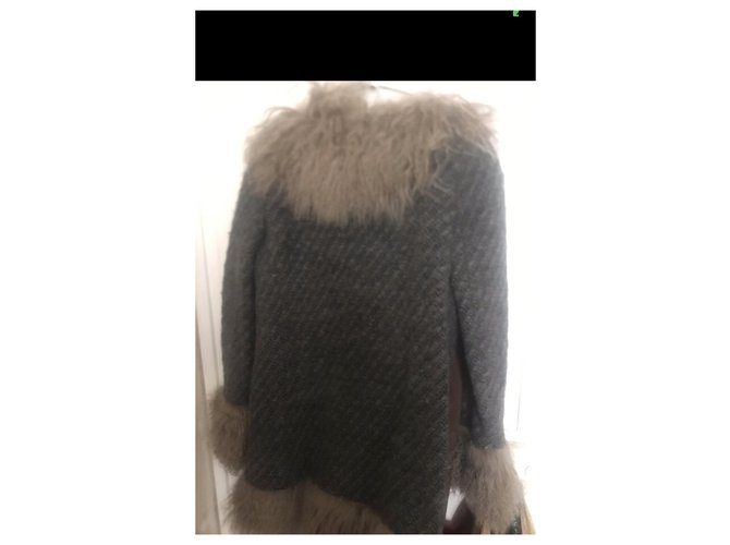 Dolce & Gabbana Strickjacke Grau Wolle - Ansicht 2
