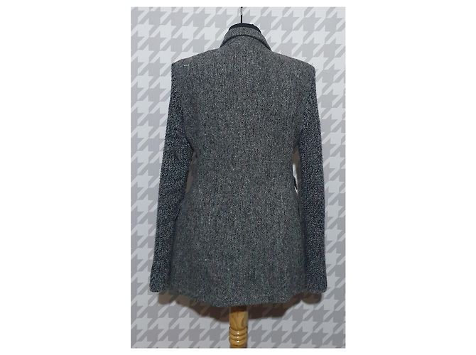 Abrigo de lana Dolce & Gabbana gris - vista 3