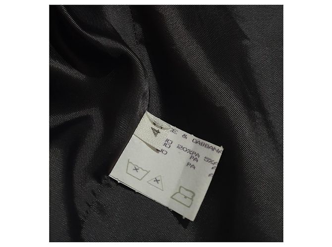 Abrigo de lana Dolce & Gabbana gris - vista 5