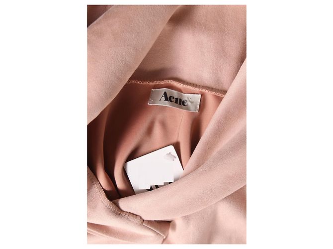 Cárdigan Acne de algodón rosa Talla S - vista 3