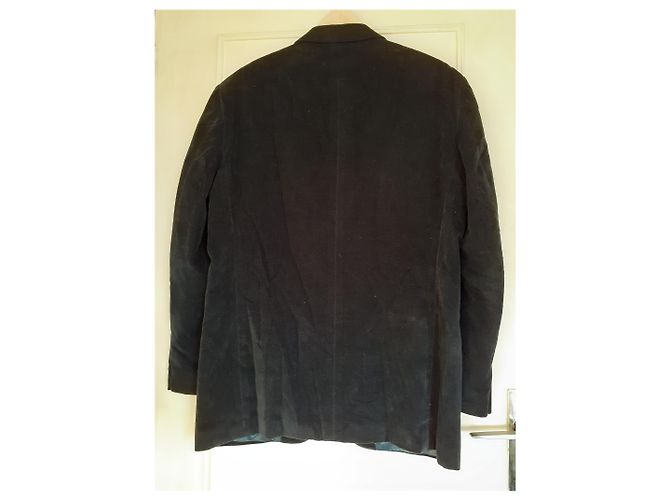 Kenzo Giacca Blazer in Velluto di Cotone Blu Navy - vista 4