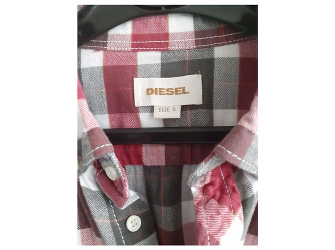 Camicia Diesel in cotone multicolore - vista 4