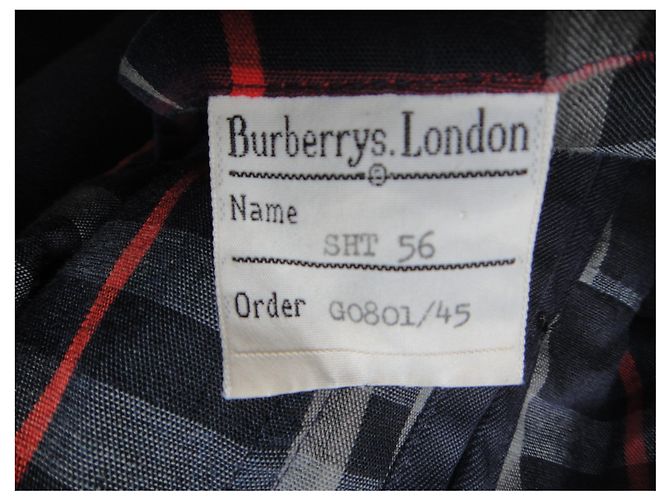 impermeabile uomo Burberry vintage t 56 Blu navy - vista 4