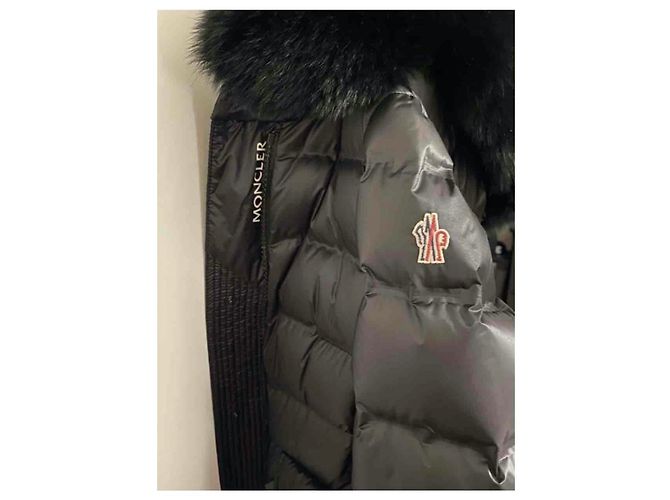 Moncler Grenoble Daunenjacke schwarz Nylon - Ansicht 4