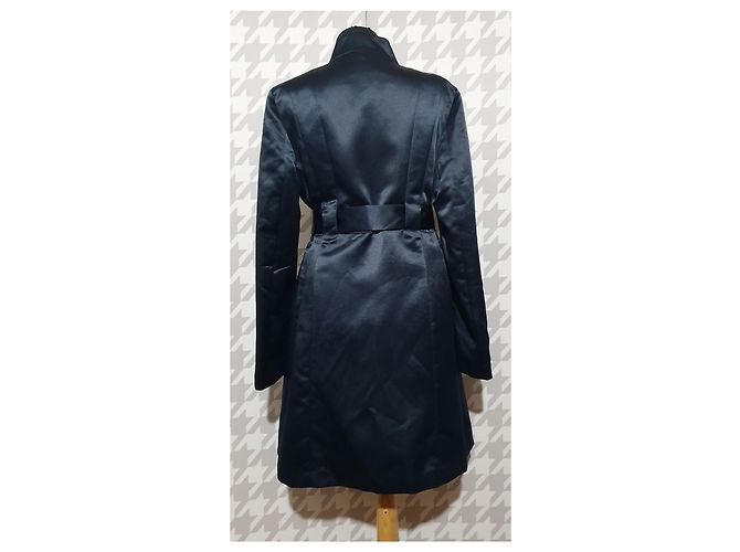 Gabardina Michael Kors Azul Petrolio Talla M - vista 3
