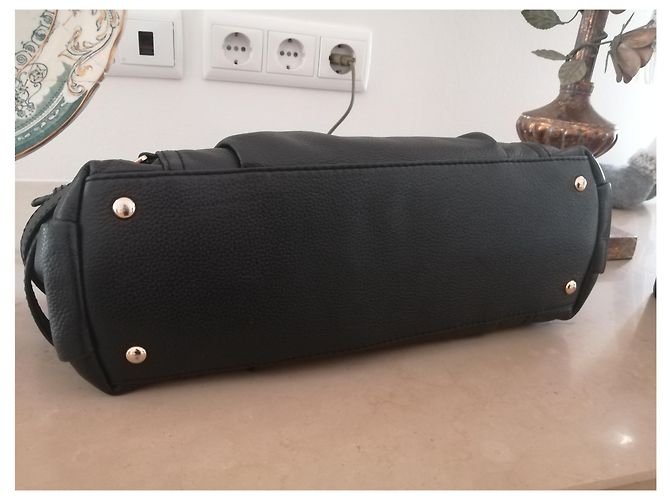 Borsa a mano Michael Kors in pelliccia nera Nero - vista 2