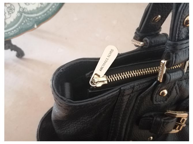 Borsa a mano Michael Kors in pelliccia nera Nero - vista 3