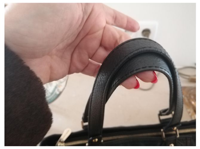 Borsa a mano Michael Kors in pelliccia nera Nero - vista 4