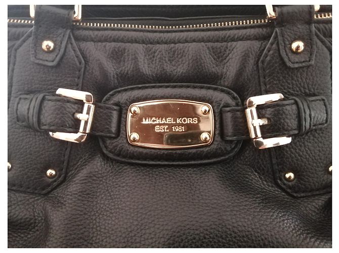 Borsa a mano Michael Kors in pelliccia nera Nero - vista 5