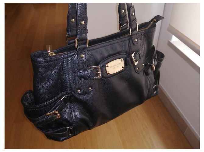 Borsa a mano Michael Kors in pelliccia nera Nero - vista 6