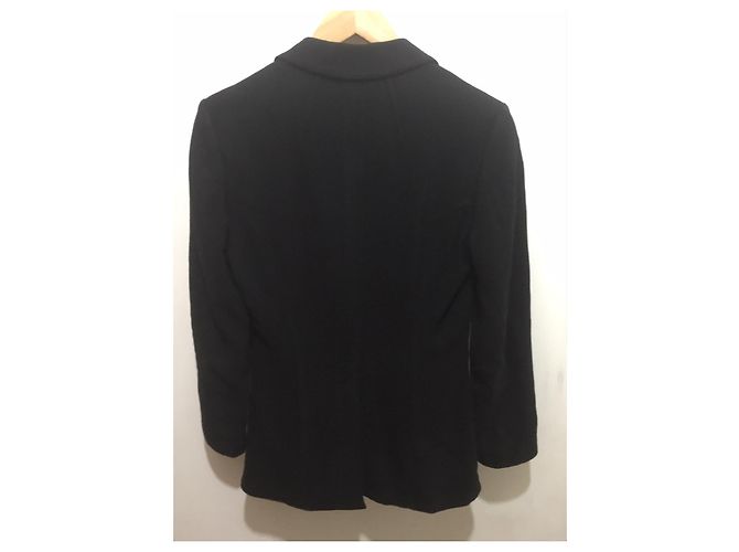 Costume National schwarzer Blazer im Smoking Stil - Ansicht 2