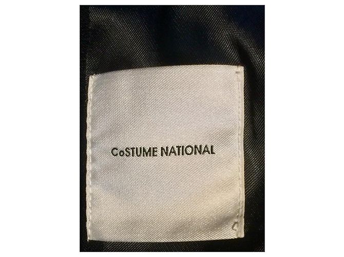 Costume National schwarzer Blazer im Smoking Stil - Ansicht 4