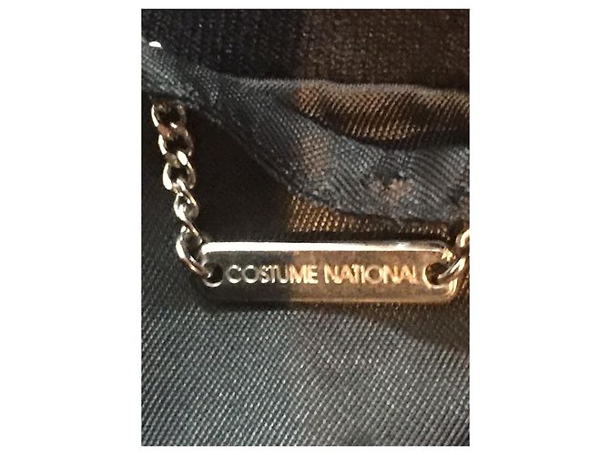 Costume National schwarzer Blazer im Smoking Stil - Ansicht 5