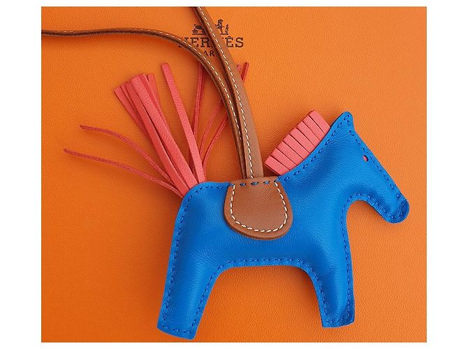 Hermès Charm di Hermes Rodeo pm Blu - vista 3