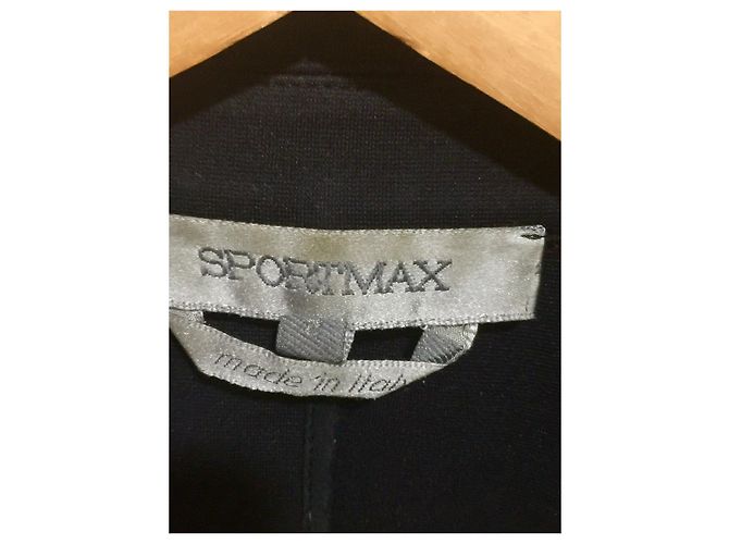 Blazer negro Sportmax de algodón - vista 5