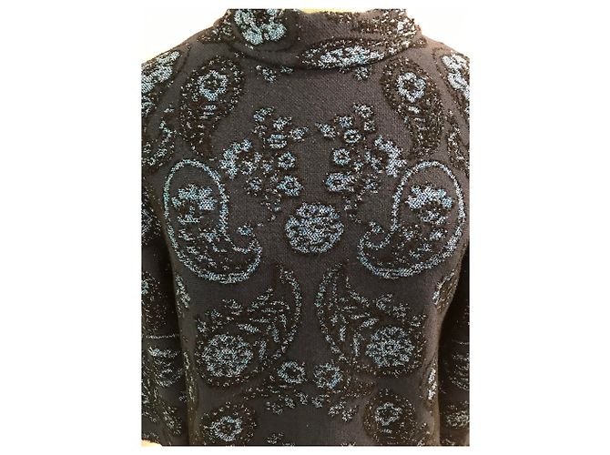 Issa besticktes Kleid Dunkelblau - Ansicht 3