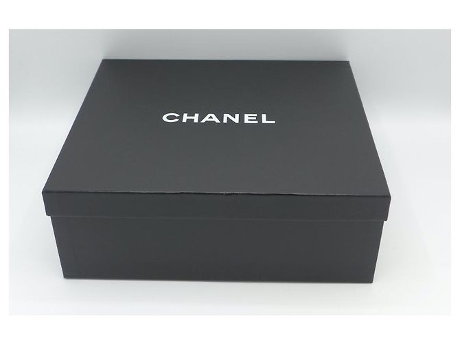 Chanel Sandali con plateau color block Nero Beige - vista 7