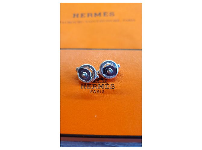 Hermès Mini Chaine d'Ancre Ohrringe Silber - Ansicht 5
