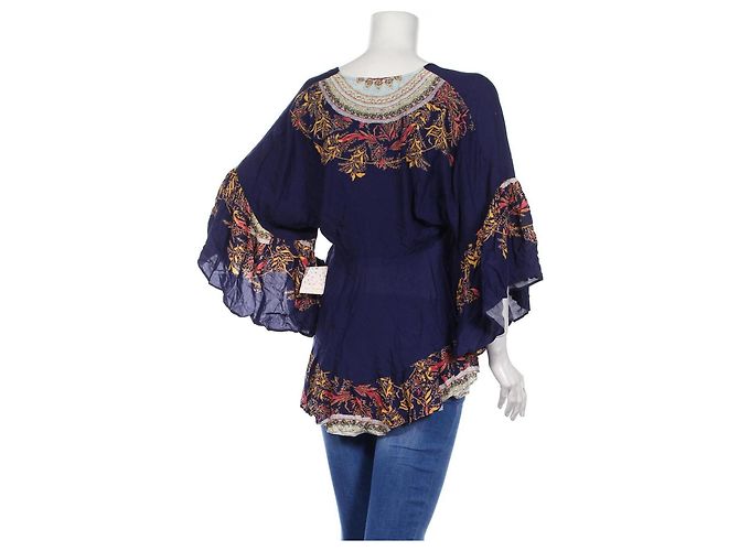 Camicetta Free People in viscosa multicolore XS - vista 2