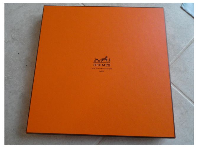 Hermès Hermes Square 90X90 "quadrato a quadrati" in seta - vista 8