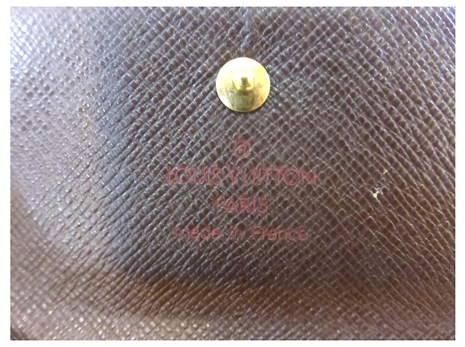 Louis Vuitton Elise Damier Ebène Cartera Marrón Castaño - vista 11