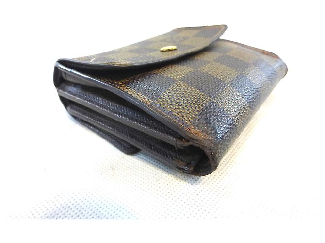 Louis Vuitton Elise Damier Ebène Cartera Marrón Castaño - vista 5