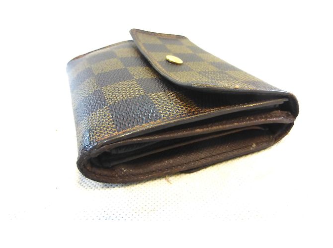 Louis Vuitton Elise Damier Ebène Cartera Marrón Castaño - vista 6