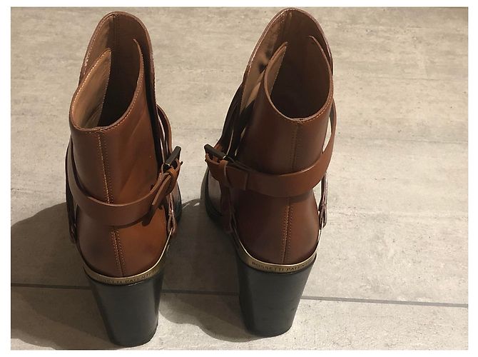 Fratelli Rosseti Botas Fratelli Rossetti Cavaliere Doradas de Cuero Castaño - vista 3