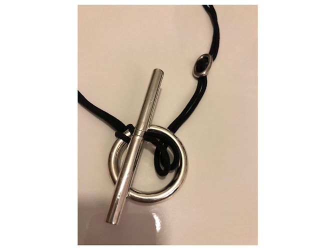 Hermès Collana lunga skipper Nero - vista 10
