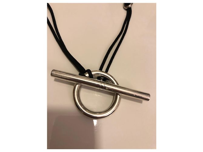 Hermès Collana lunga skipper Nero - vista 3