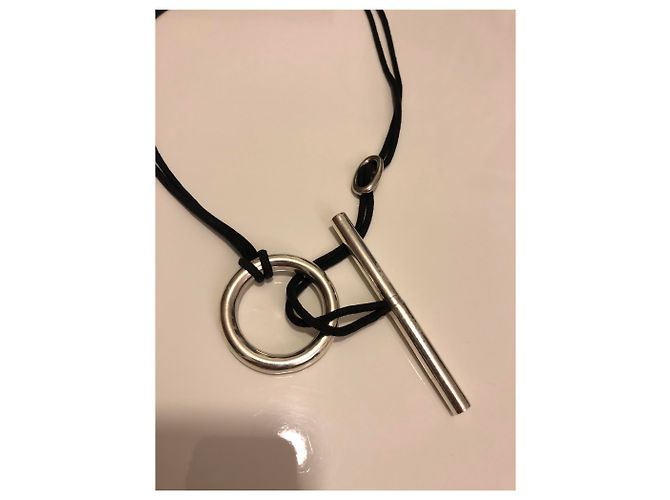 Hermès Collana lunga skipper Nero - vista 5