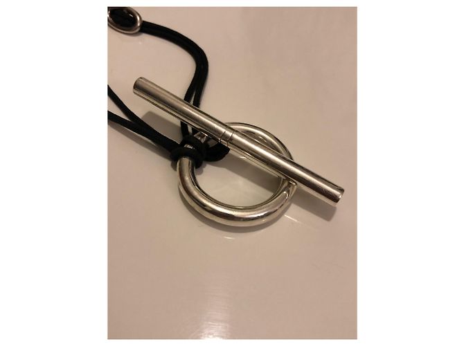Hermès Collana lunga skipper Nero - vista 7