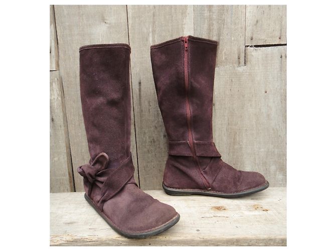 Autre Marque botas Kickers de ante violeta 40 Púrpura - vista 2