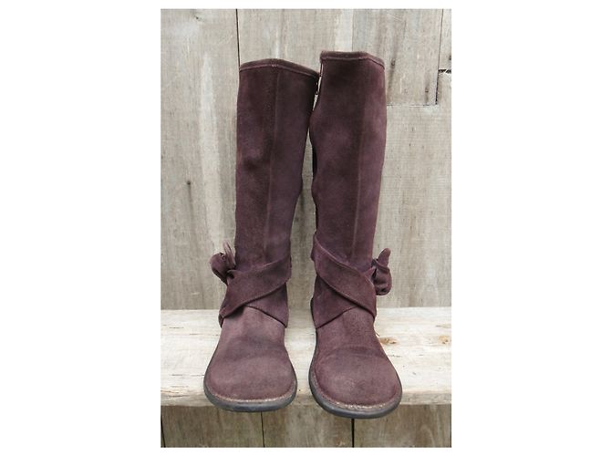 Autre Marque botas Kickers de ante violeta 40 Púrpura - vista 3