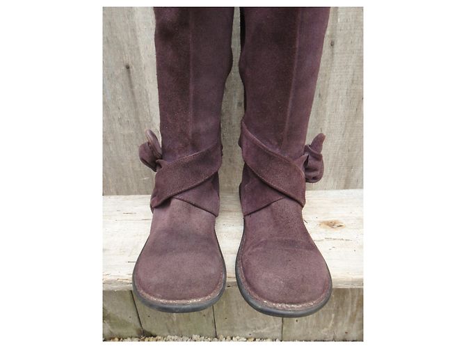 Autre Marque botas Kickers de ante violeta 40 Púrpura - vista 4