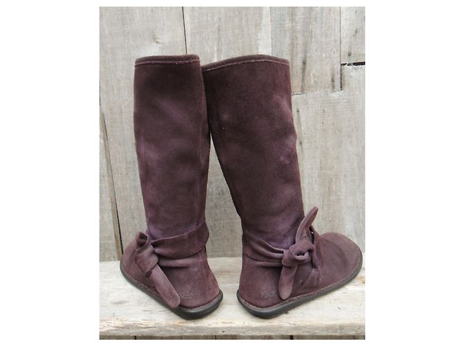 Autre Marque botas Kickers de ante violeta 40 Púrpura - vista 5