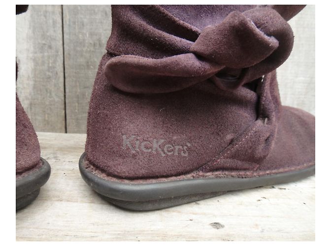Autre Marque botas Kickers de ante violeta 40 Púrpura - vista 6