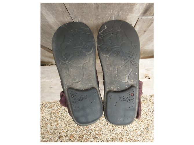 Autre Marque botas Kickers de ante violeta 40 Púrpura - vista 7