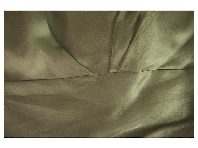 Jay Ahr Taupe Brown Trägerlos 100% Seide Mini Länge Kleid Größe S. - Ansicht 5