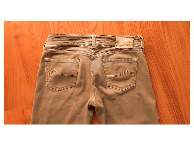 Jacob Cohen J713 Vaqueros Taupe Algodón Gris pardo - vista 6