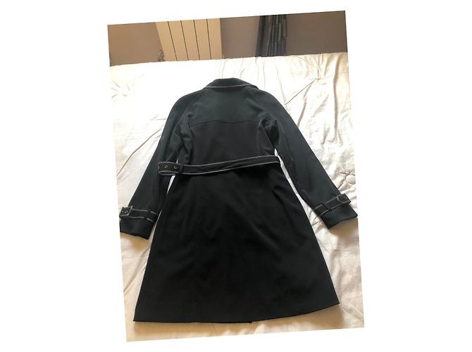 Gabardina CAROLL negra de poliamida Negro - vista 4