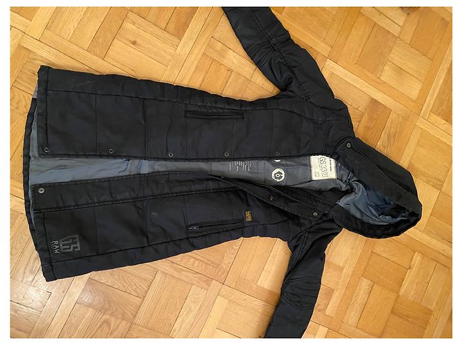 Autre Marque Abrigo vaquero G-Star con capucha azul oscuro - vista 8