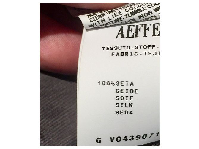 Vestido de seda gris drapeado Philosophy Di Alberta Ferretti - vista 8