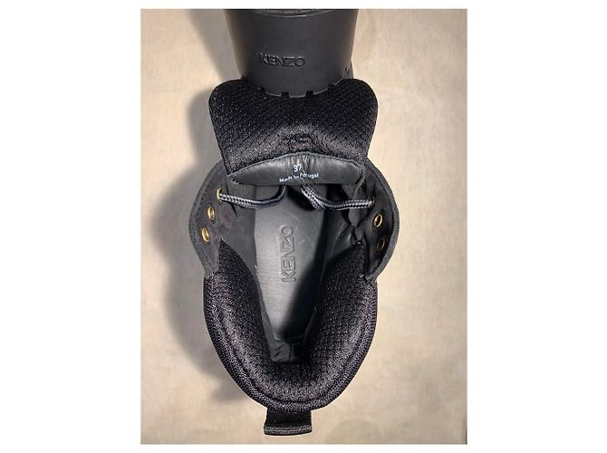 Botas Kenzo de ante negras talla 37 Negro - vista 3