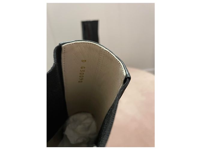 Botas Chanel de charol negro 37,5 - vista 8