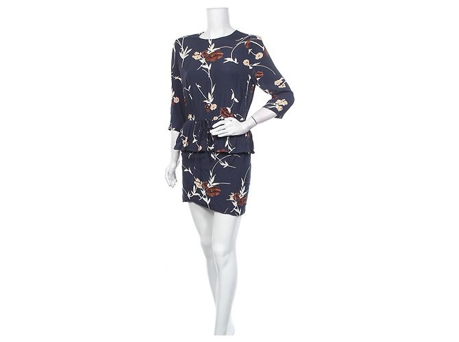 Ganni Blumenkleid aus Viskose Mehrfarben - Ansicht 4