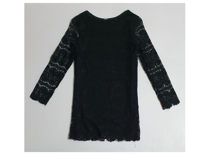 Autre Marque Blusa de renda preta Rich & Royal Preto - vista 3